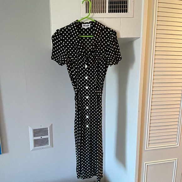 Rouje polka dot dress - size 38 however this first like a small. - Picture 2 of 6